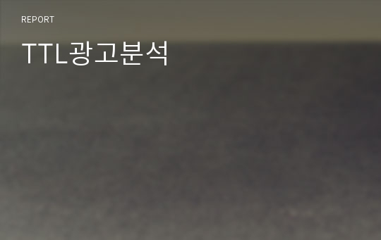 TTL광고분석