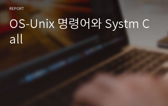 OS-Unix 명령어와 Systm Call