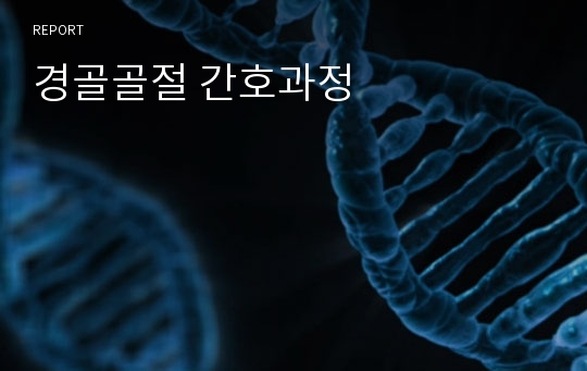 경골골절 간호과정