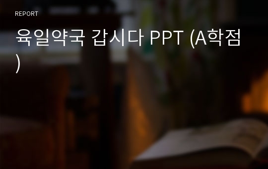 육일약국 갑시다 PPT (A학점)