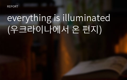 everything is illuminated(우크라이나에서 온 편지)