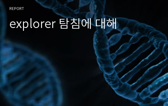 explorer 탐침에 대해