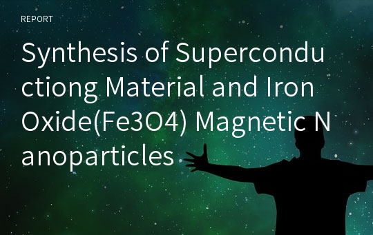 Synthesis of Superconductiong Material and Iron Oxide(Fe3O4) Magnetic Nanoparticles