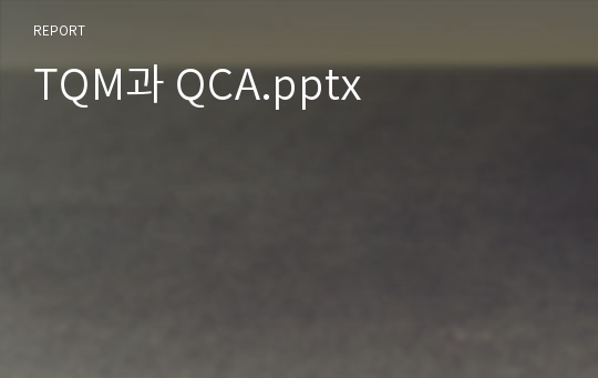 TQM과 QCA.pptx