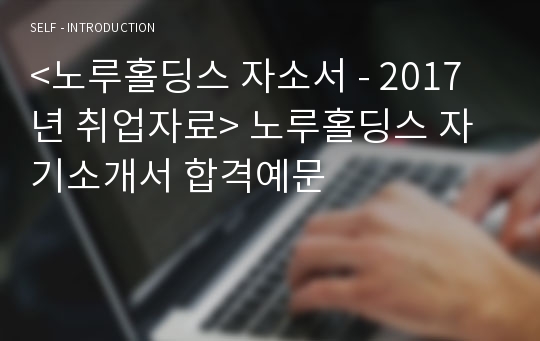 2019년 노루홀딩스 공채 자기소개서 합격예문 (노루홀딩스 합격자소서/노루페인트 채용 자기소개서/첨삭항목 지원동기)