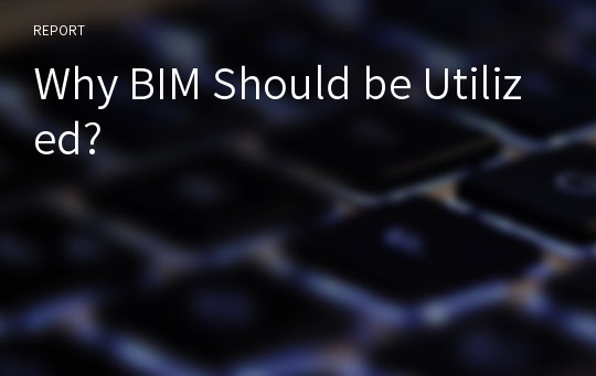 Why BIM Should be Utilized?