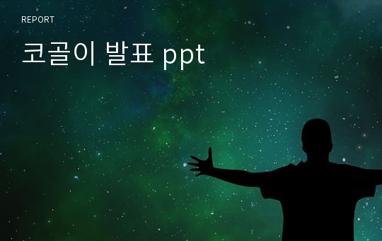 코골이 발표 ppt