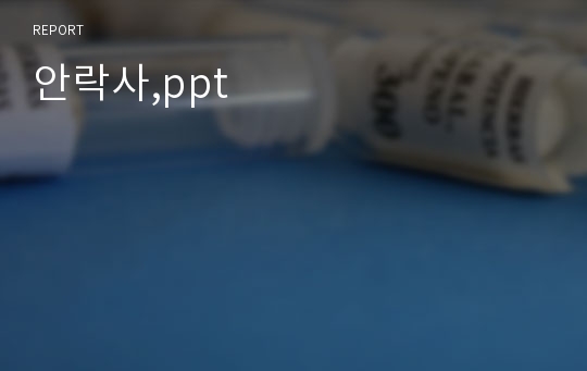 안락사,ppt