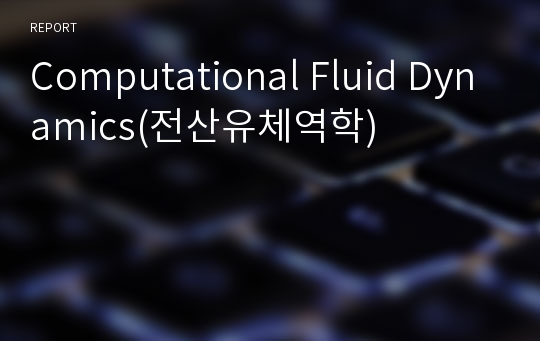 Computational Fluid Dynamics(전산유체역학)