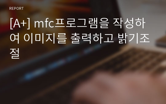 [A+] mfc프로그램을 작성하여 이미지를 출력하고 밝기조절