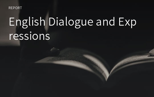 English Dialogue and Expressions