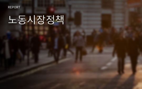 노동시장정책