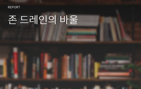 존 드레인의 바울