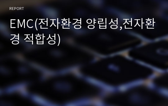 EMC(전자환경 양립성,전자환경 적합성)