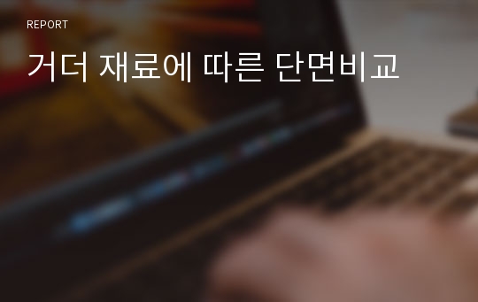 거더 재료에 따른 단면비교