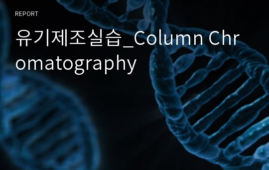 유기제조실습_Column Chromatography