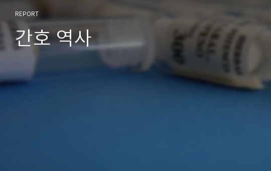 간호 역사