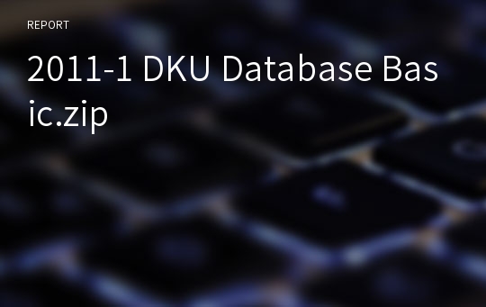 2011-1 DKU Database Basic.zip