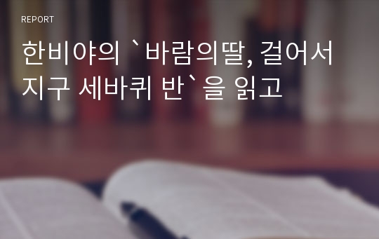 한비야의 `바람의딸, 걸어서 지구 세바퀴 반`을 읽고