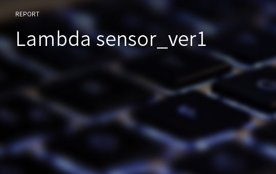 Lambda sensor_ver1