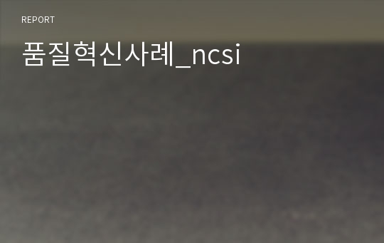 품질혁신사례_ncsi