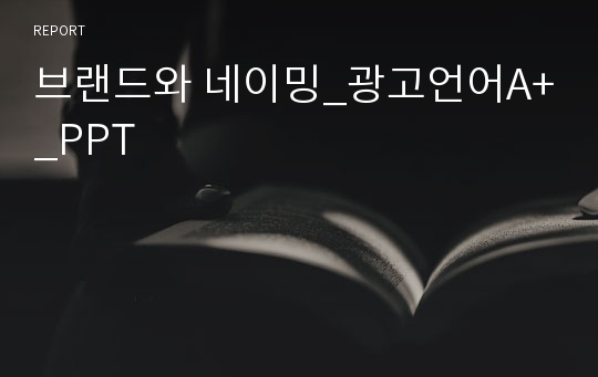 브랜드와 네이밍_광고언어A+_PPT