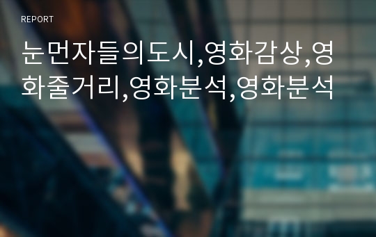 눈먼자들의도시,영화감상,영화줄거리,영화분석,영화분석