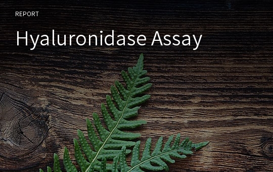 Hyaluronidase Assay