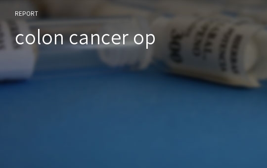 colon cancer op