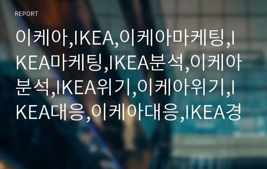 이케아,IKEA,이케아마케팅,IKEA마케팅,IKEA분석,이케아분석,IKEA위기,이케아위기,IKEA대응,이케아대응,IKEA경영전략,이케아경영전략