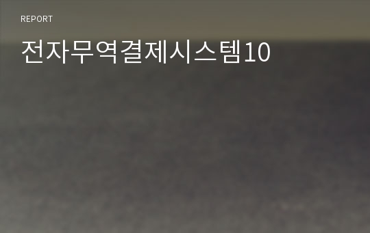 전자무역결제시스템10