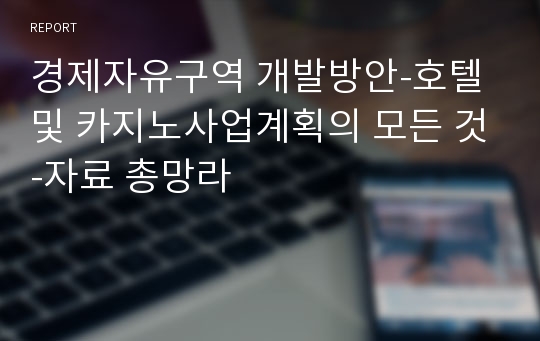 경제자유구역 개발방안-호텔및 카지노사업계획의 모든 것-자료 총망라