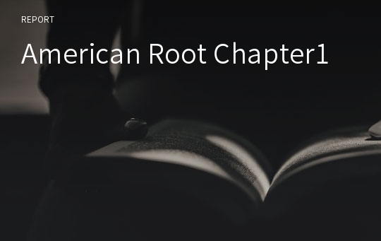 American Root Chapter1