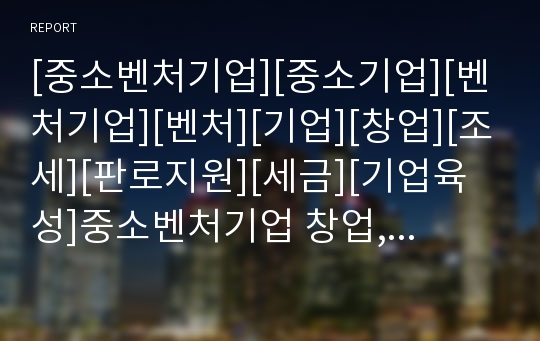 [중소벤처기업][중소기업][벤처기업][벤처][기업][창업][조세][판로지원][세금][기업육성]중소벤처기업 창업, 중소벤처기업 조세, 중소벤처기업 판로지원, 중소벤처기업 육성 분석