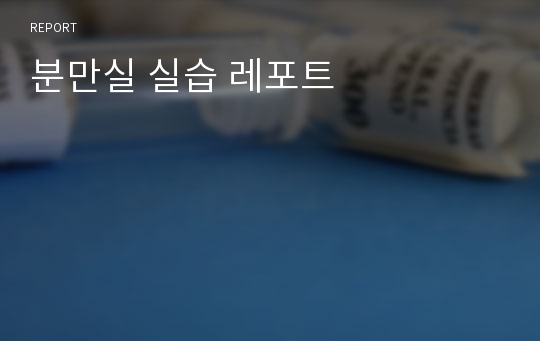 분만실 실습 레포트