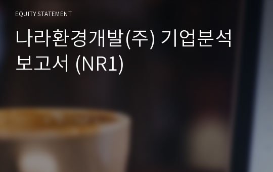 나라환경개발 기업분석 보고서 (NR1)