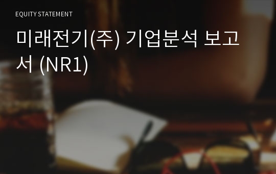 미래전기 기업분석 보고서 (NR1)