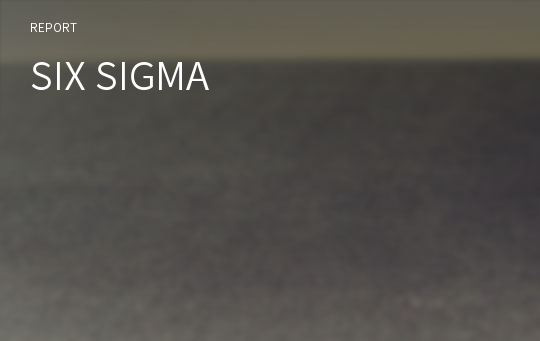 SIX SIGMA