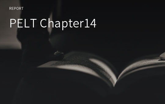PELT Chapter14