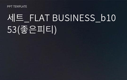 세트_FLAT BUSINESS_b1053(좋은피티)