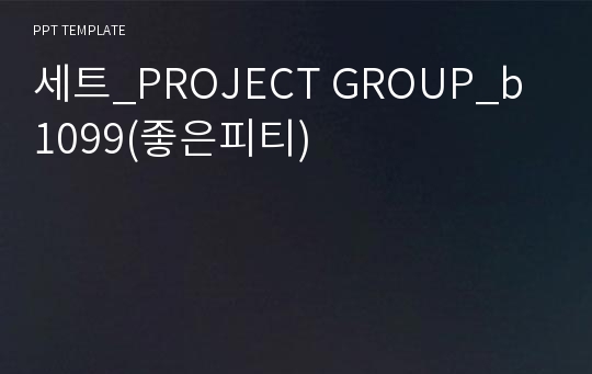 세트_PROJECT GROUP_b1099(좋은피티)