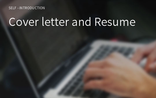 Cover letter and Resume