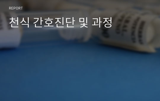 천식 간호진단 및 과정