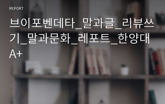 브이포벤데타_말과글_리뷰쓰기_말과문화_레포트_한양대A+