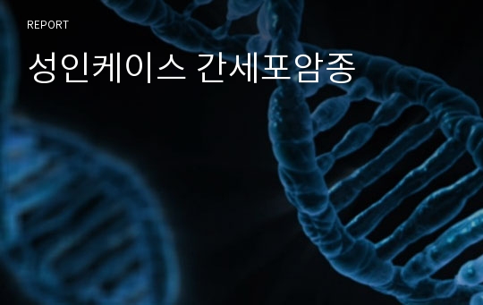 성인케이스 간세포암종