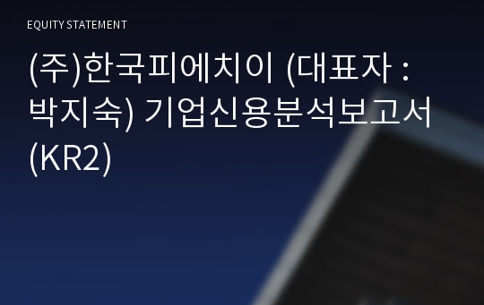 (주)한국피에치이 기업신용분석보고서 (KR2)