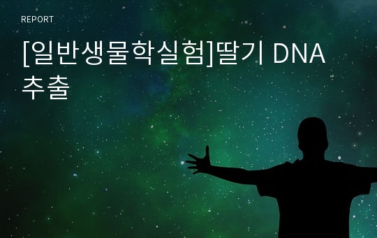 [일반생물학실험]딸기 DNA 추출