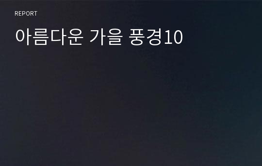 아름다운 가을 풍경10