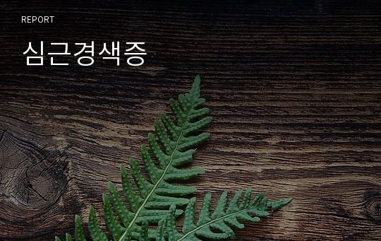 심근경색증 간호진단