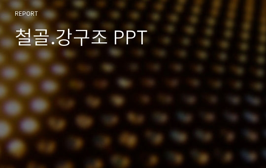 철골.강구조 PPT